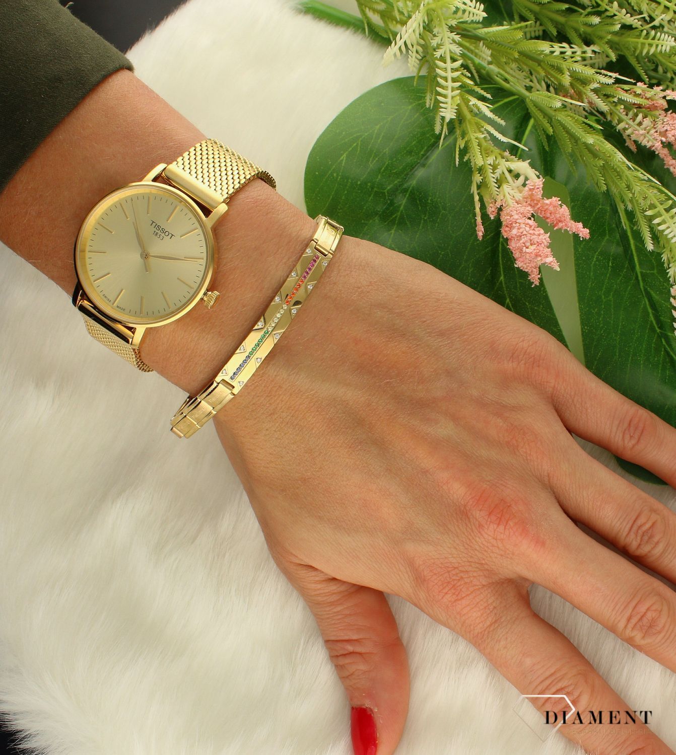 Bransoletka Nomination Trendsetter z blaszką ozdobiona kolorową cyrkonią 021153 012d.jpg